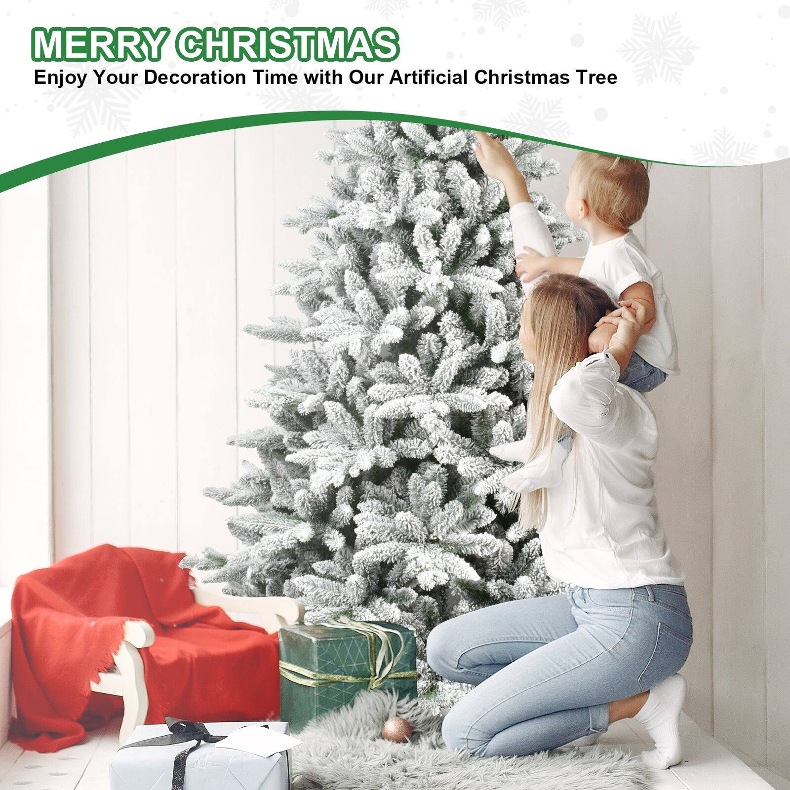 MERRY CHRISTMAS  
Enjoy Your Decoration Time with Our Artificial Christmas Tree