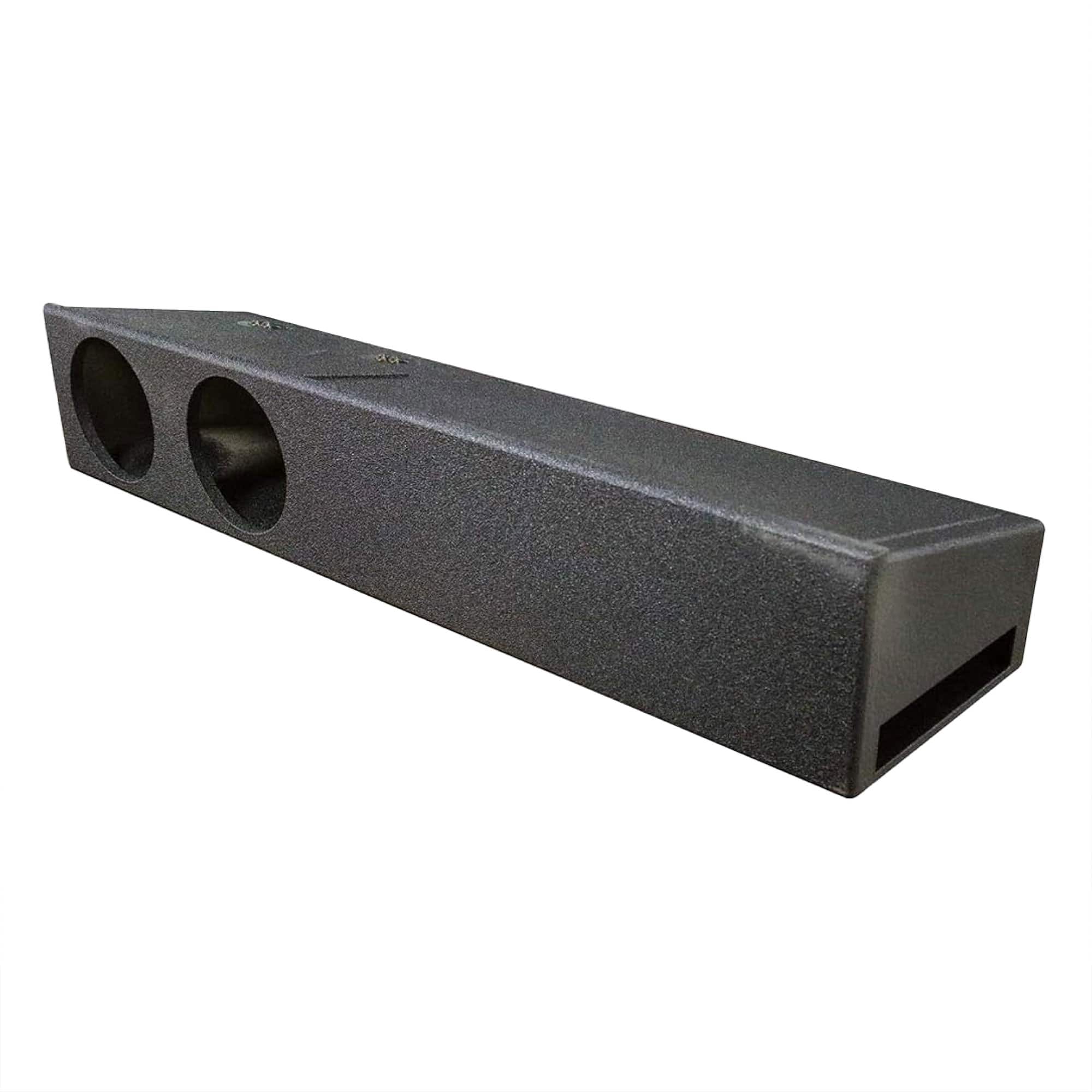 QPower - Dual 8" Sub Box - Ford F150 SuperCrew 09-25, F250/F350 Super Duty 17-25 - Charcoal Black