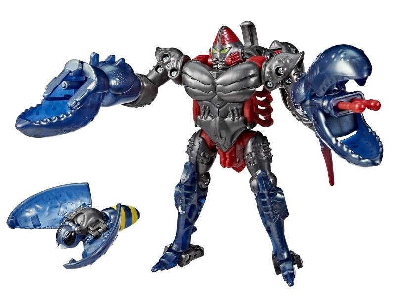 Alt View 7. Hasbro - Transformers Vintage Beast Wars Action Figure | Scorponok - Blue.