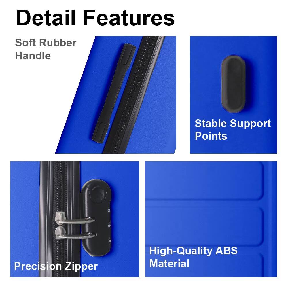 Detail Features

- Soft Rubber Handle
- Stable Support Points
- Precision Zipper
- High-Quality ABS Material
