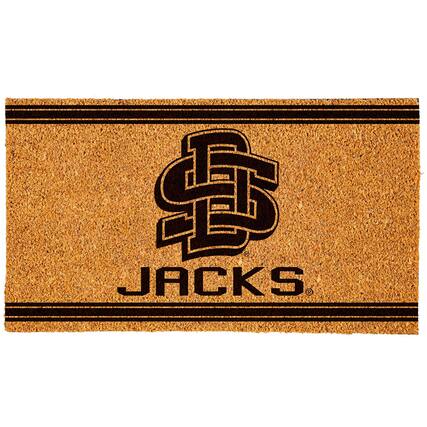 Front. Evergreen Enterprises - South Dakota State Jackrabbits 16" x 28" Logo Turf Mat - Multicolor.