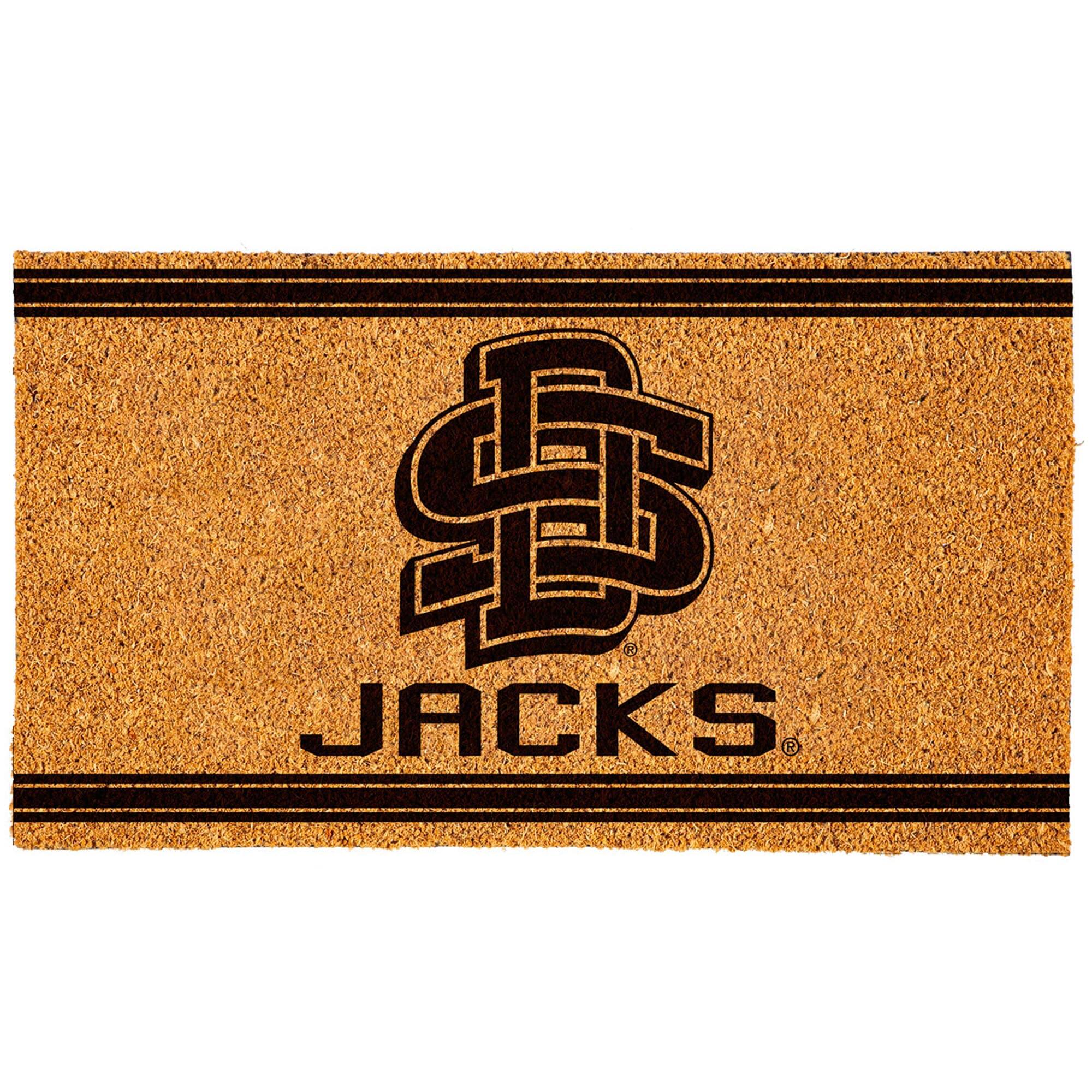 Front. Evergreen Enterprises - South Dakota State Jackrabbits 16" x 28" Logo Turf Mat - Multicolor.
