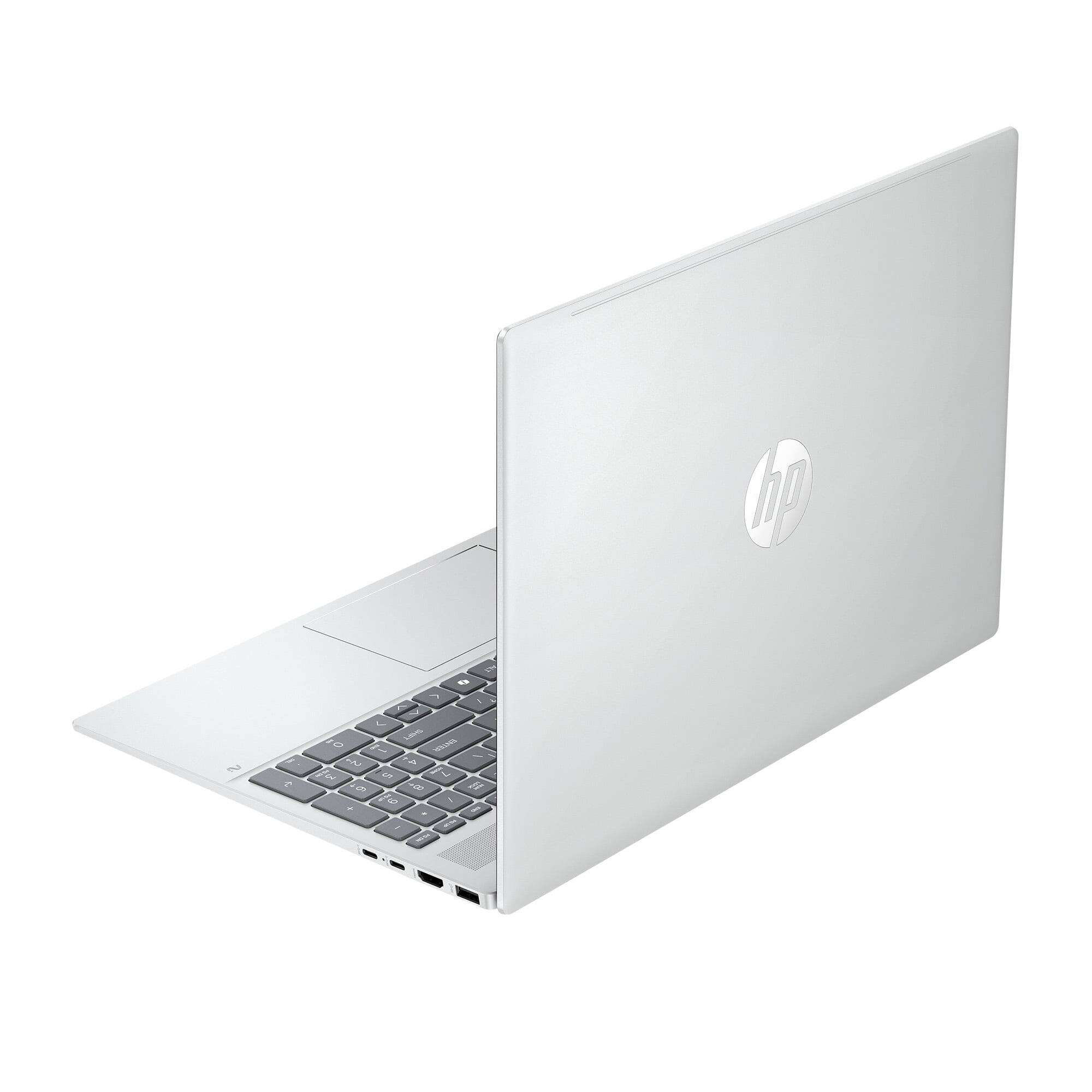Left. HP - HP OmniBook 5 Laptop, 16" WUXGA - AMD Ryzen AI 7 350 - 32GB|1TB - Win 11 - Silver.