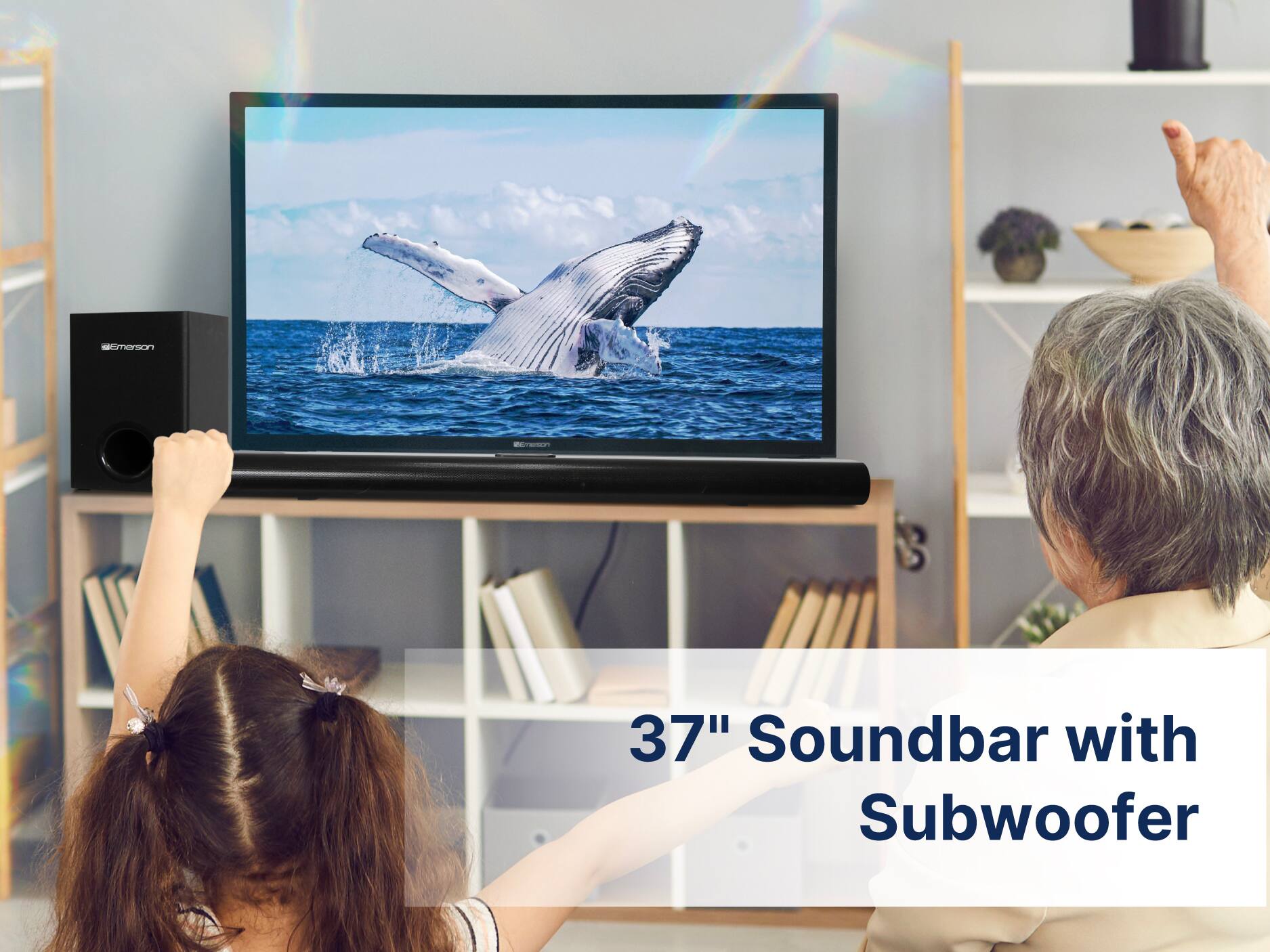 37" Soundbar with Subwoofer, almarson Krn 3