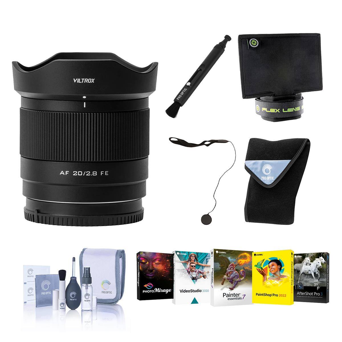 VILTROX PRO OPTIC PLEX LENS AF 20/2.8 FE

CameraE

PHOTOMirage

VideoStudio2000

Painter essentials

PaintShop Pro 2022 II

AfterShot Pro