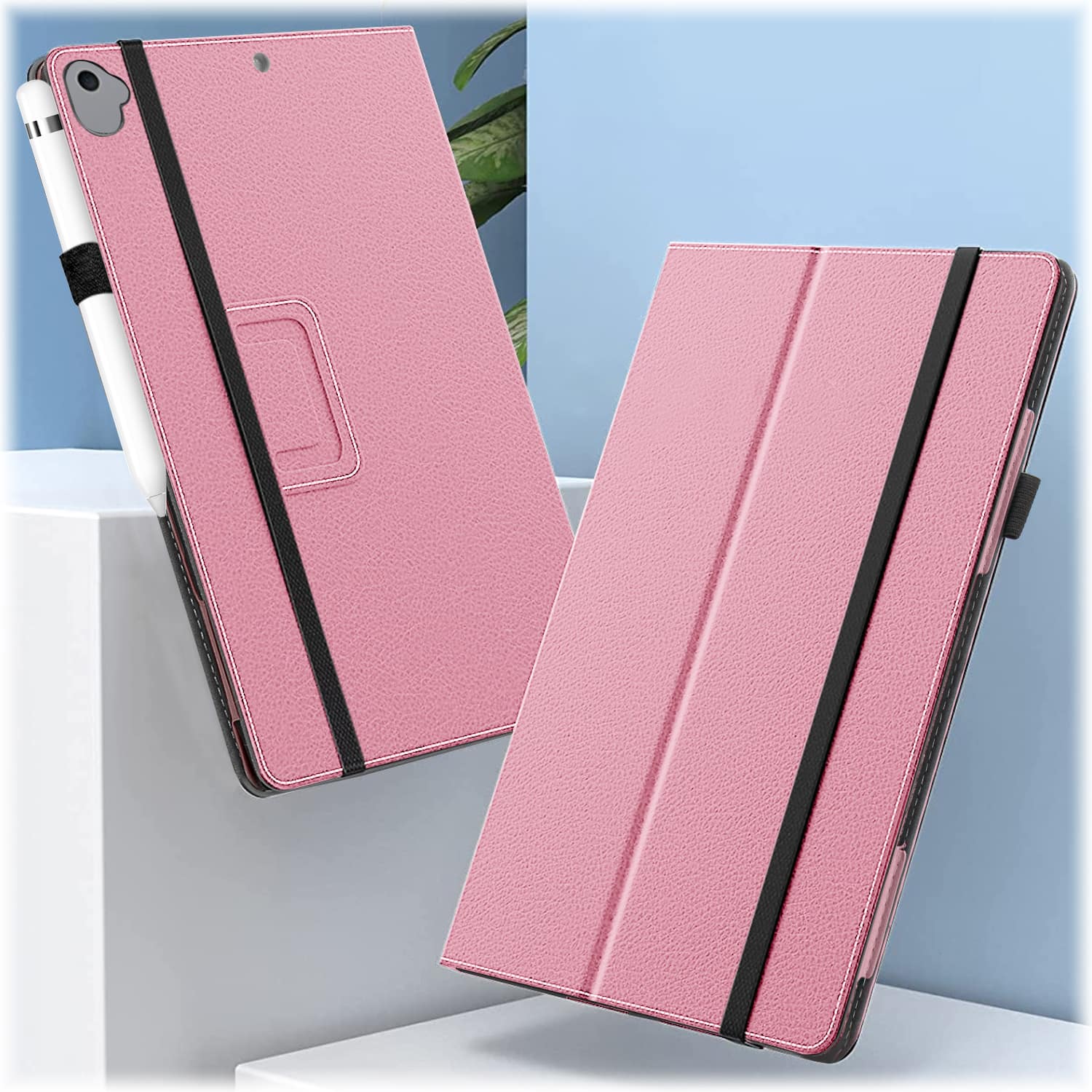 Alt View 12. SaharaCase - Bi-Fold Folio Case for Apple iPad 10.2 (8th Generation 2020 and 9th Generation 2021) - Pink.