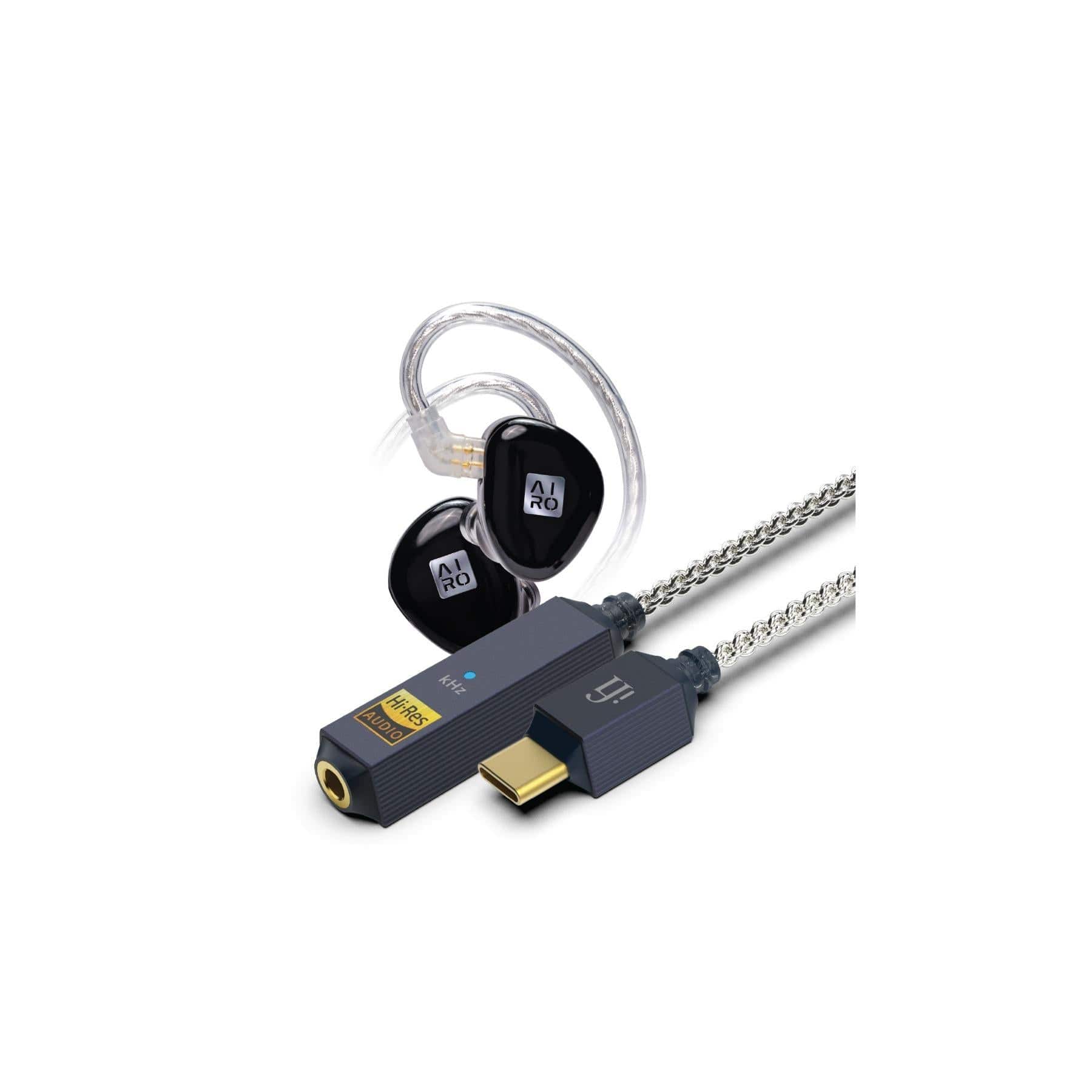 iFi Audio - Hi-Res Starter Kit GoLink2 + Airo Astra IEM - Gray