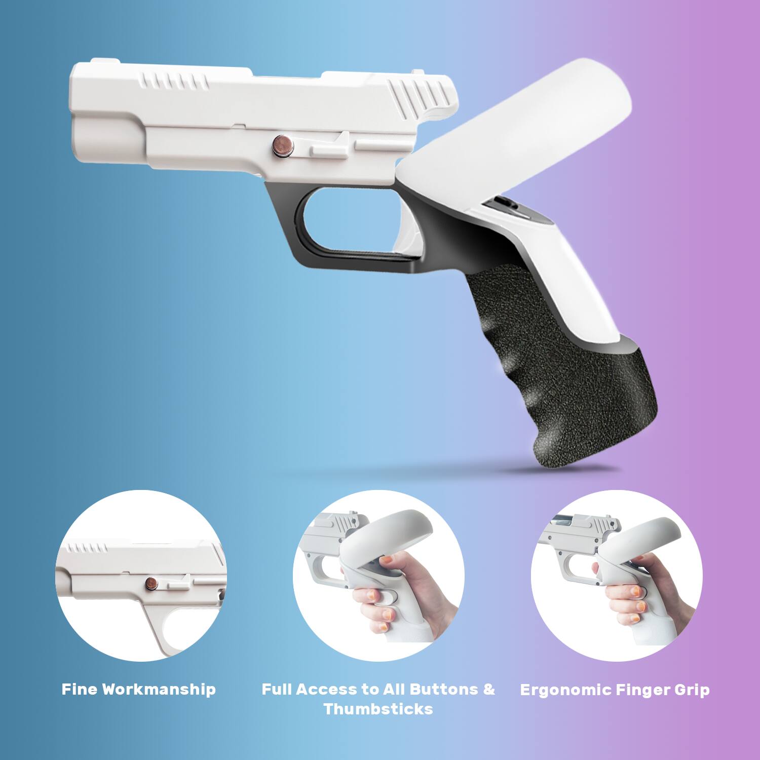 Fine Workmanship  
Full Access to All Buttons & Thumbsticks  
Ergonomic Finger Grip