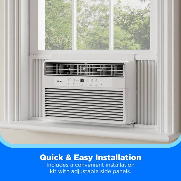 Quick & Easy Installation  
Includes a convenient installation kit with adjustable side panels.