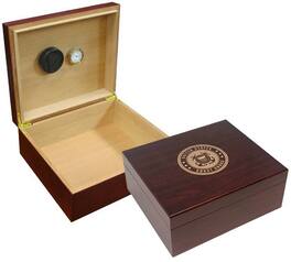 Prestige - Coast Guard Cigar Humidor (Cherry) - Rich Cherry Finish