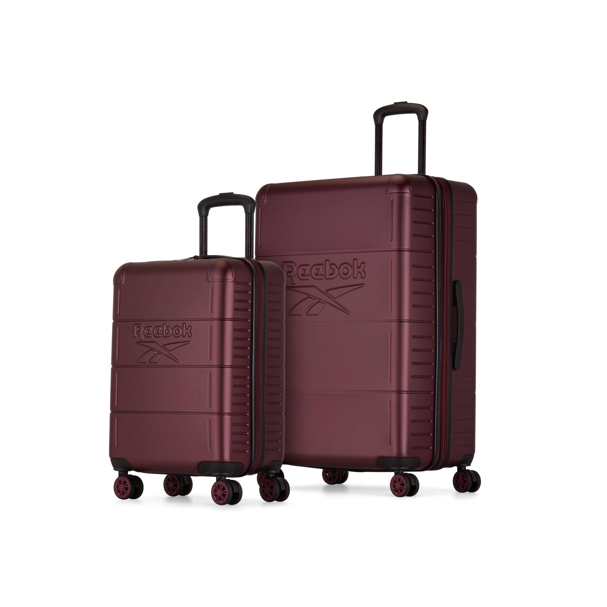 Reebok - Swish 2 Piece Luggage Set - Burg