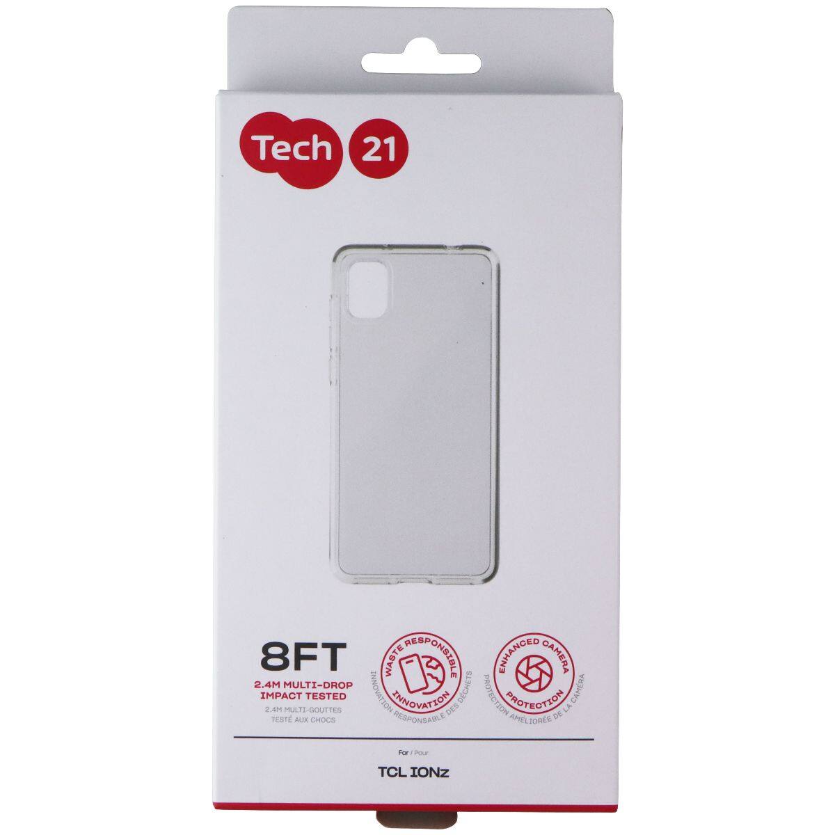 Tech 21 8FT 2.4M MULTI-DROP IMPACT TESTED ENHANCED CAMERA PROTECTION RESPONSABLE INNOVATION TESTE AUX CHOCS AMELIOREES For PLP TCL IONZ