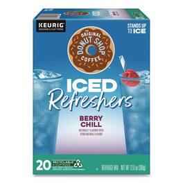 The Original Donut Shop - ICED Refreshers K-Cup Pods - Berry Chill (20/Box)