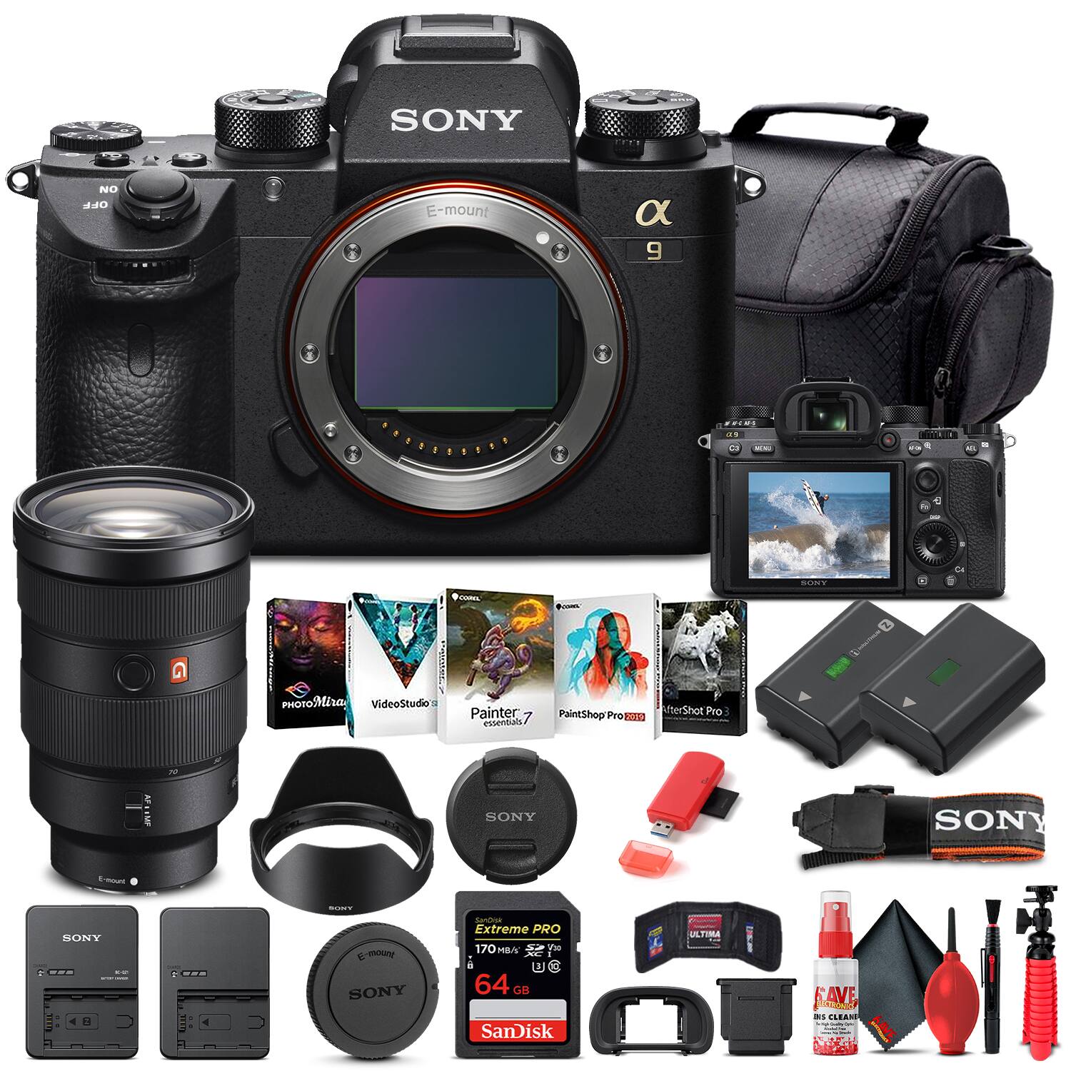 SONY α9 E-mount

PHOTO/VideoStudio Painter essentials PaintShop Pro AfterShot Pro 2

SONY E-mount

SONY Sencaoe Extreme PRO 170 MB/s 64 GB SanDisk

SAVE as TRAN