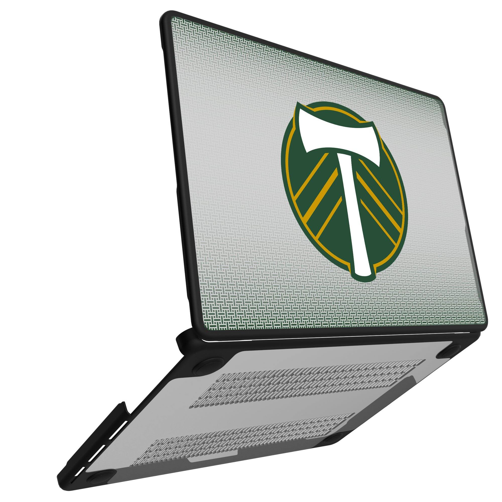 Alt View 1. Keyscaper - Portland Timbers Linen MacBook Case - Air 15 in - Multicolor.