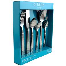 GIBSON HOME de Cubiertos Juego Set de Couverts e 4 Ensemble Flatware pare 41 Service er JY Service Pieces Pezas 24 Pieces