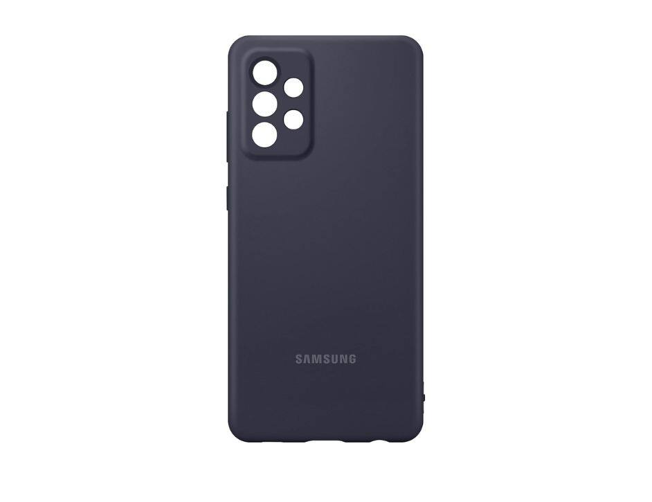 Alt View 1. Samsung - Samsung Galaxy A72 Silicone Cover I Color: Black - Black.
