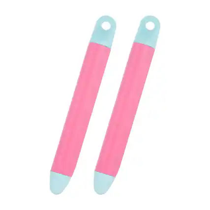 Front. Unique Bargains - 2pcs High Sensitivity Universal Stylus Pens for Touch Screen Devices, Phone, Tablet, Laptop - Pink.
