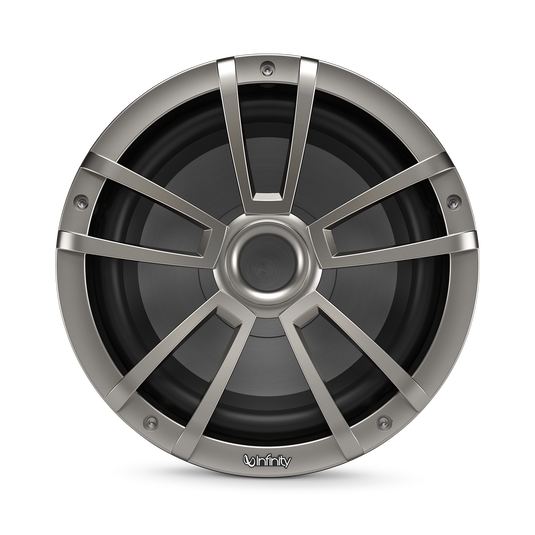 Angle. Infinity - INFINITY 1022MLT 10" Marine subwoofer with rgb lighting - Titanium - Titanium.