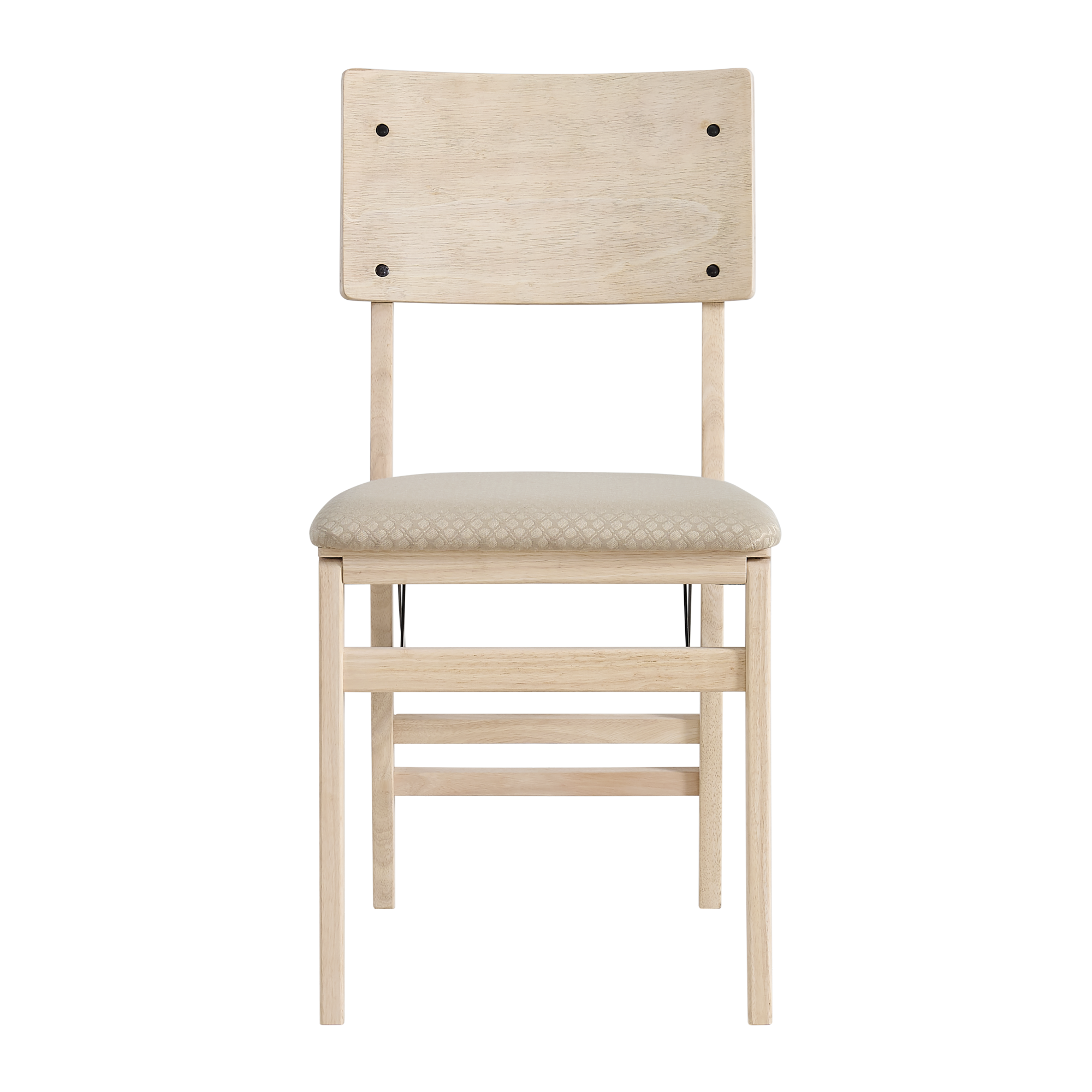 Back. Stakmore - Stakmore Unfinished Folding Chair Comfort Curve Back - Natural.