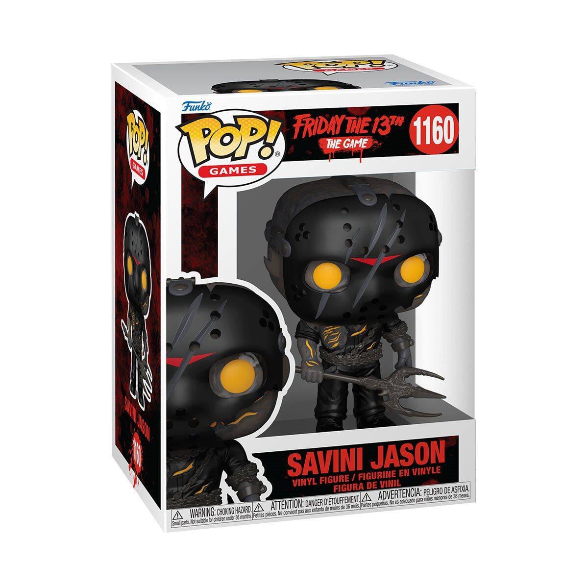 Cpt NALAR Funko THE 13TH TH FRIDAY 1160 1 GANS POP! GAMES THE GAME 108NN SAVINI JASON FIGURINE EN VINYLE FIGURE I VINYL DE VINIL FIGURA PELIGRO DE ASFOOA D'TOUFFEMENT A ADVERTENCIA: on mies natone dI 3 nes DANGER pequoton i . adetuado HAZARD A ATTENTION: a ntts de mens Se x -uL Pates WARNING: CHOKING Pottes pilces S cavet o 3 ie nde x norths Snal parts. M sufabie