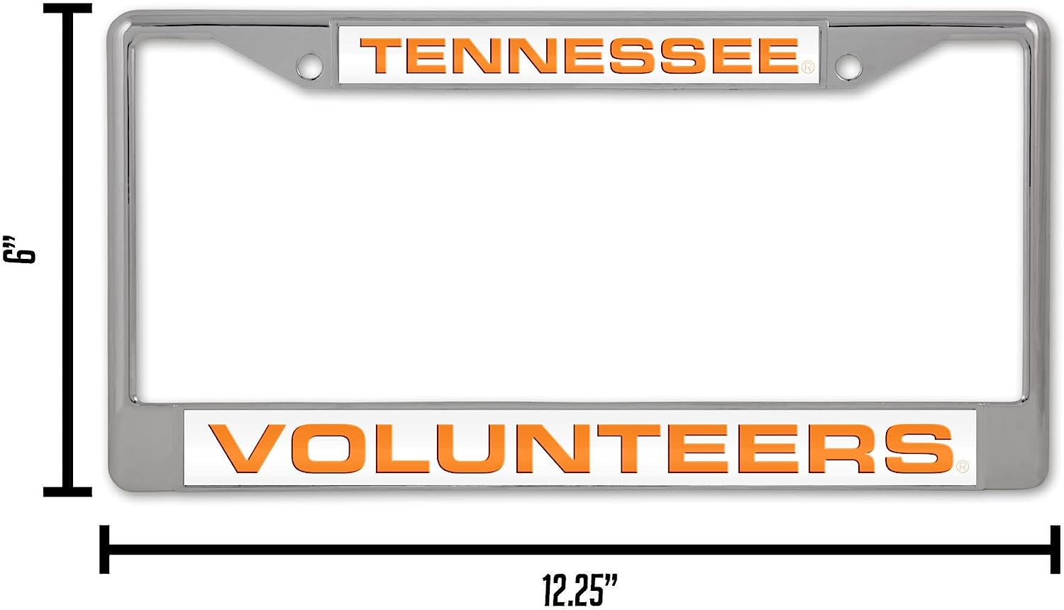TENNESSEE  
VOLUNTEERS  

6"  
12.25"