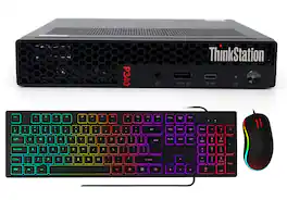 Lenovo - Refurbished Excellent - ThinkStation P340 Micro PC Computer Intel Core i5-10th, 16GB RAM DDR4, 512GB NVMe, Windows 11 Pro, NVIDIA Quadro P620