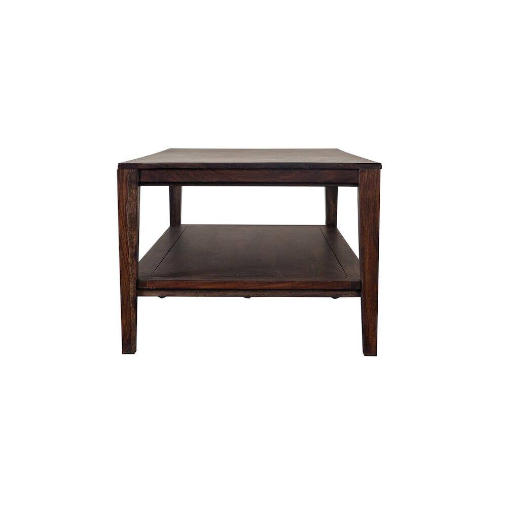 Porter Designs Fall River Solid Sheesham Wood Coffee Table Gray - Best Buy