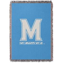 Chad & Jake - Maryland Terrapins Woven Blanket - Blue