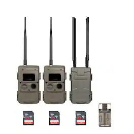 Cuddeback - CuddeLink Wireless, 3rd Gen (2-pack) Bundle with Home Camera Starter Kit - ACUD-LL-2A-HME