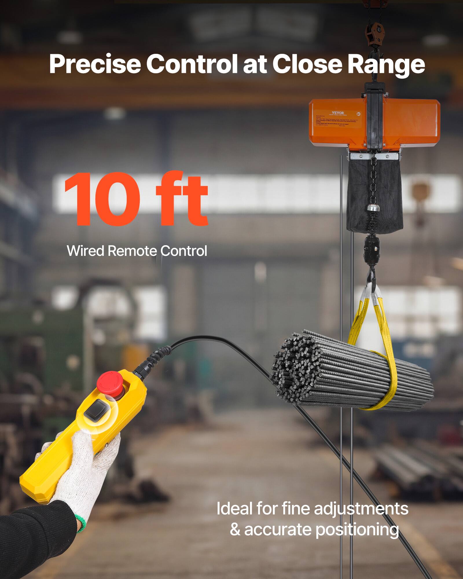 Precise Control at Close Range | YETVR 10 ft Wired Remote Control Ideal for fine adjustments & accurate positioning