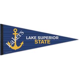 WinCraft - Lake Superior State Lakers 12" x 30" Large Logo Premium Pennant - Multicolor