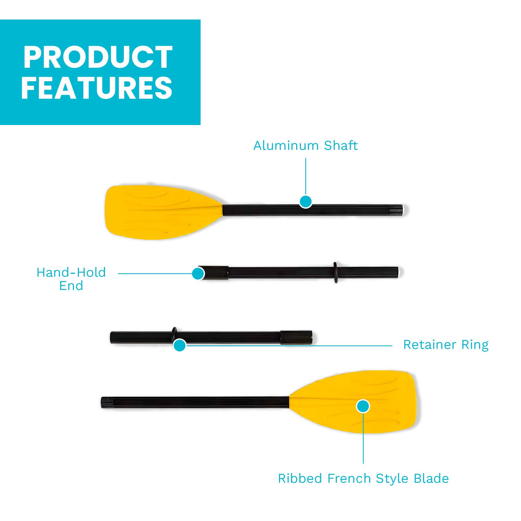 PRODUCT FEATURES
- Aluminum Shaft
- Hand-Hold End
- Retainer Ring
- Ribbed French Style Blade