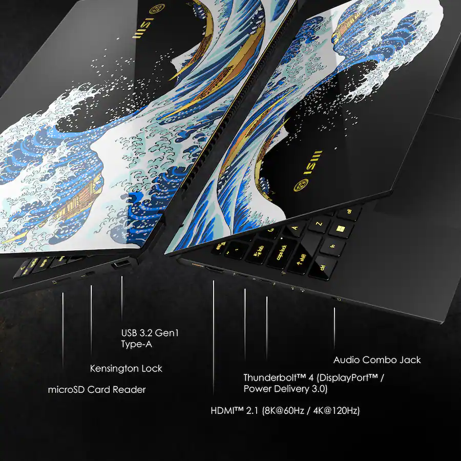MSI Prestige 13”AI+ Ukiyoe Edition 13.3