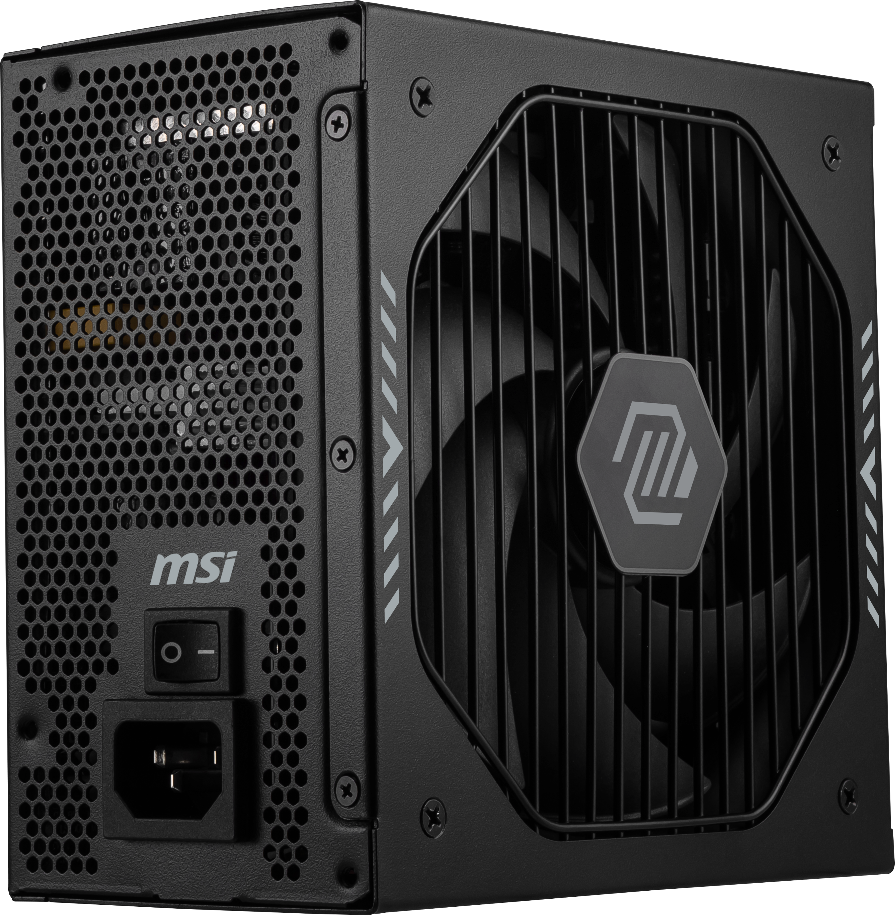 Back. MSI - MAG A850GLS PCIE5 850W ATX 3.1 & PCIe 5.1 Ready Full Modular 80 Plus Gold Gaming Power Supply - Black.