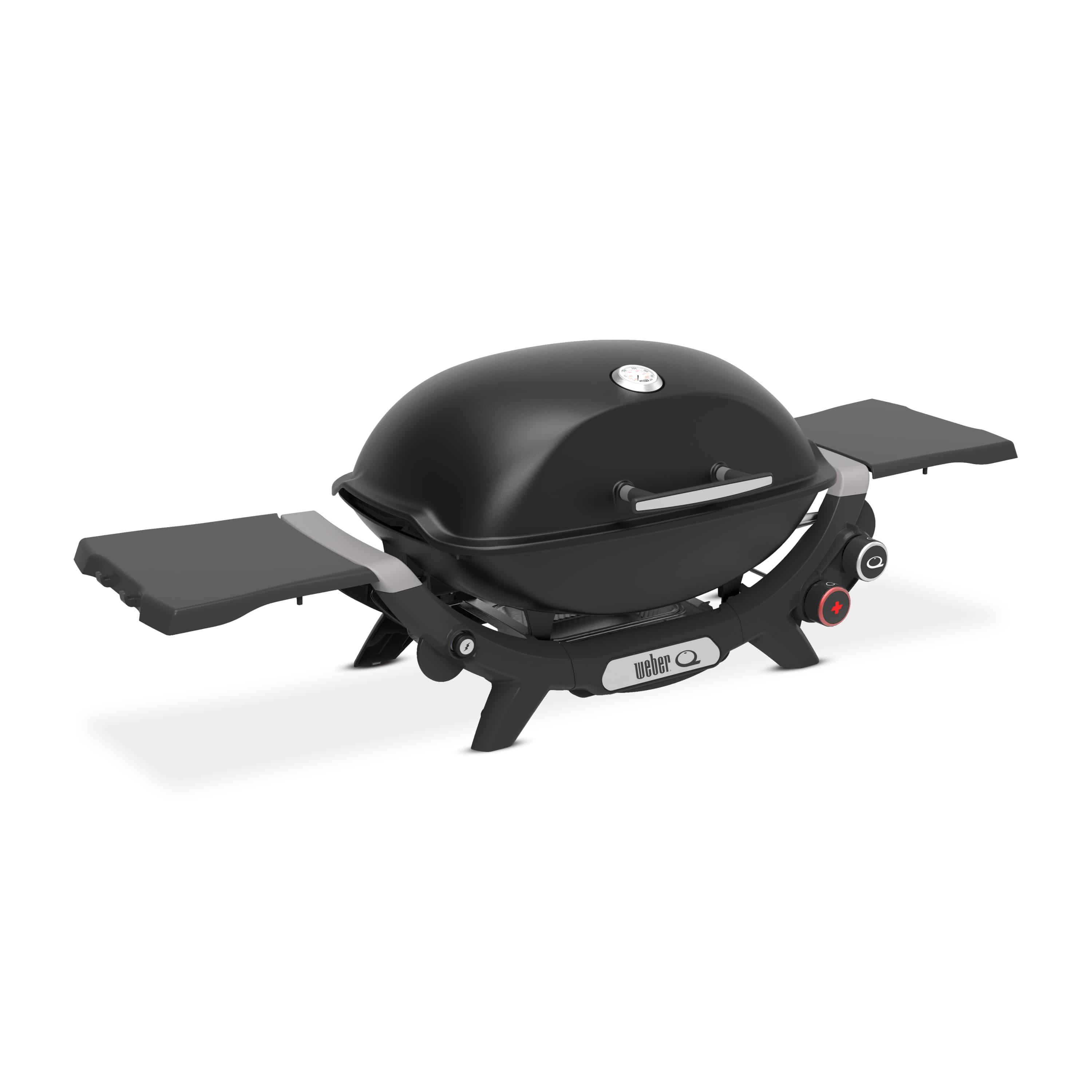 Alt View 12. Weber - Q 2800N+ liquid Propane Gas Grill - Mindnight Black.