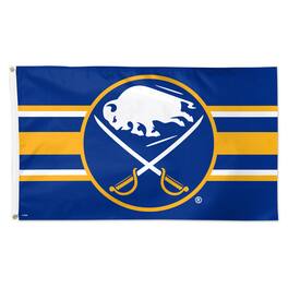 WinCraft - Buffalo Sabres 3' x 5' Team Stripe Deluxe Single-Sided Flag - Multicolor