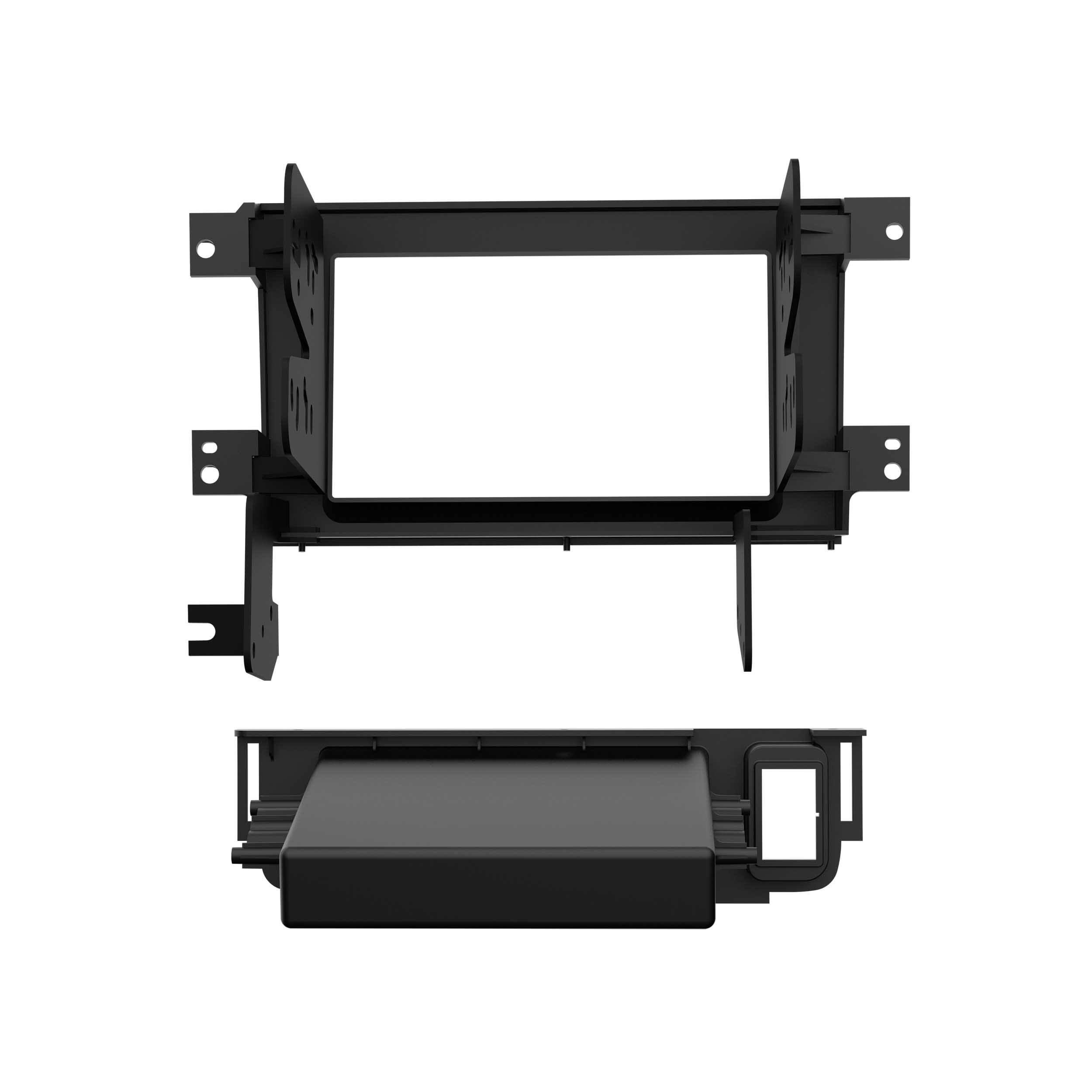 Back. Metra - Stereo Installation Kit for 2005-2014 Honda Ridgeline Vehicles - Matte Black.