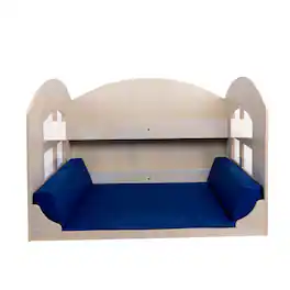 Children's Factory - Reading Nook with Book Shelves - RTA - Blue