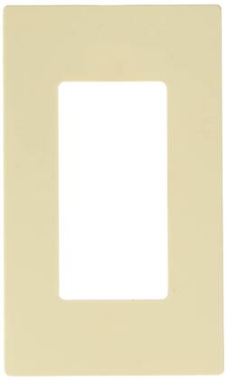 Leviton - 1 gang Polycarbonate Decorator Wall Plate 1 pk - Almond