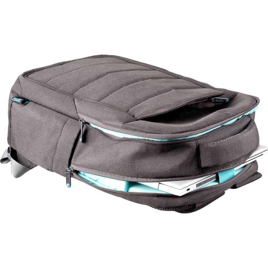 Alt View 4. Urban Factory - Urban Factory GREENEE Carrying Case (Backpack) for 13" to 15.6" Notebook - Gray, Green - Water Resistant, Shock - Gray,Green.