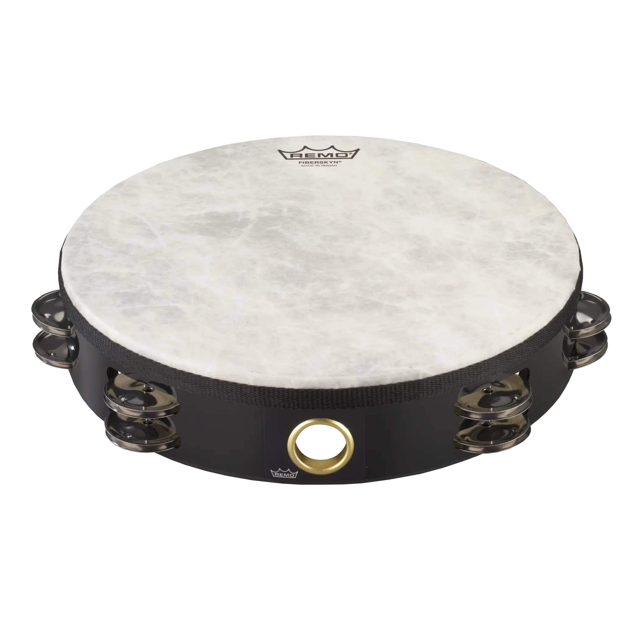 Remo - Tambourine, Fiberskyn, Pre-tuned, 10 Diameter, 8 Pairs Jingles X 2 Rows, Black price history on PriceWatchPro