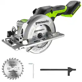 Greenworks - 24V 4-1/2" Brushless Compact Circular Saw, Tool Only
