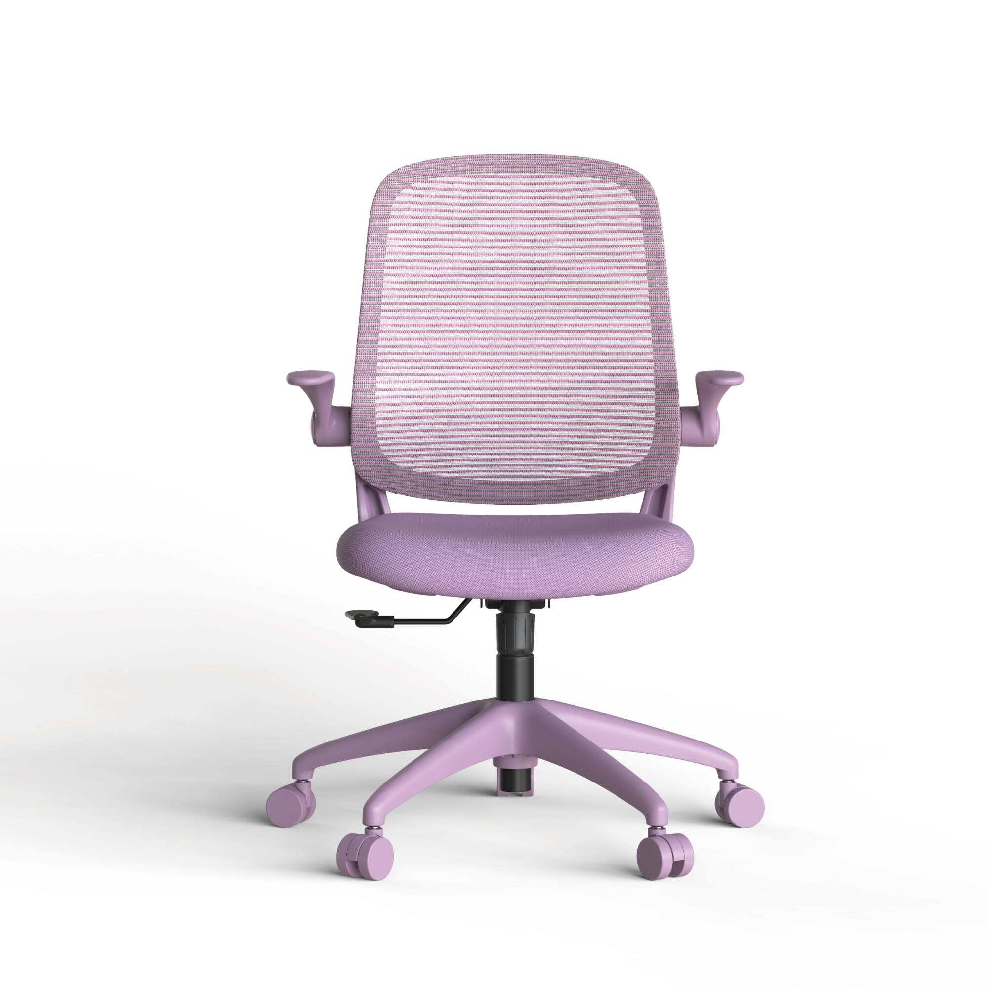 Alt View 2. Forest'nSky - Modern Ergonomic Office Chair – BIFMA Certified, 3D Flipping Arms, Fabric High-Back Executive Desk Chair,Purple - Purple.