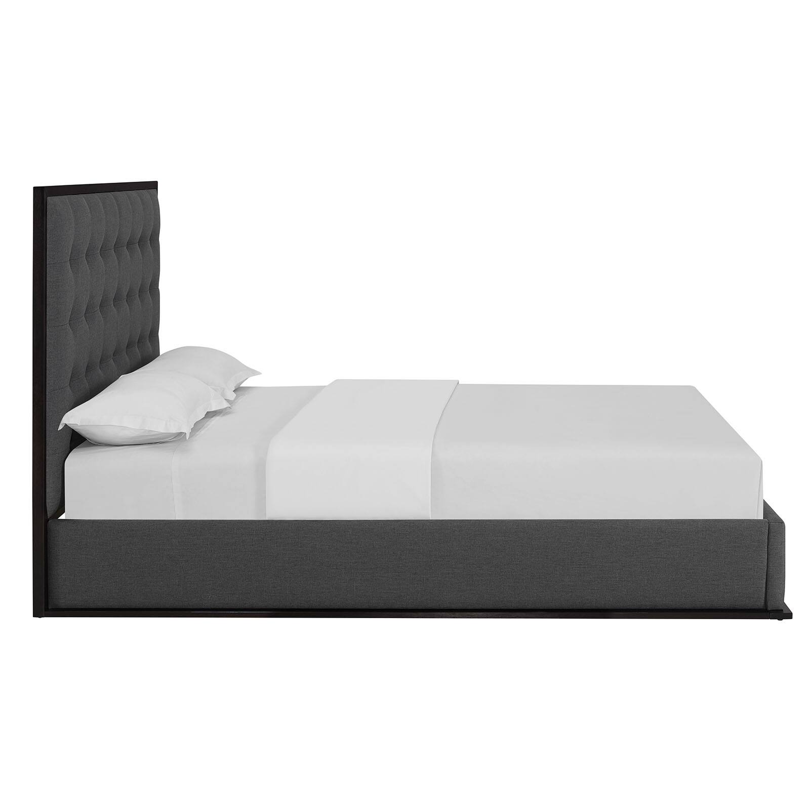 Back. Modway - Adair Spindle Metal Twin Platform Bed - Black.
