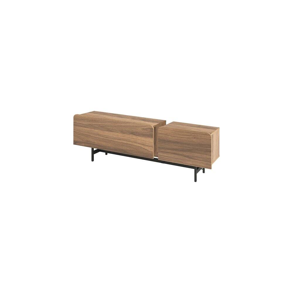Front. Atelier Mobili - Tamesis Modern TV Stand – 72 Inch Media Console for 75-Inch TVs - Brown.