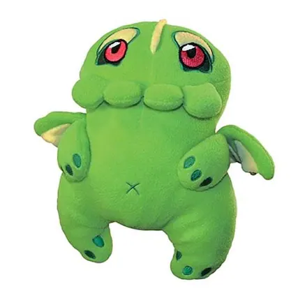 Front. Toy Vault - My First Cthulhu Plush - Green.