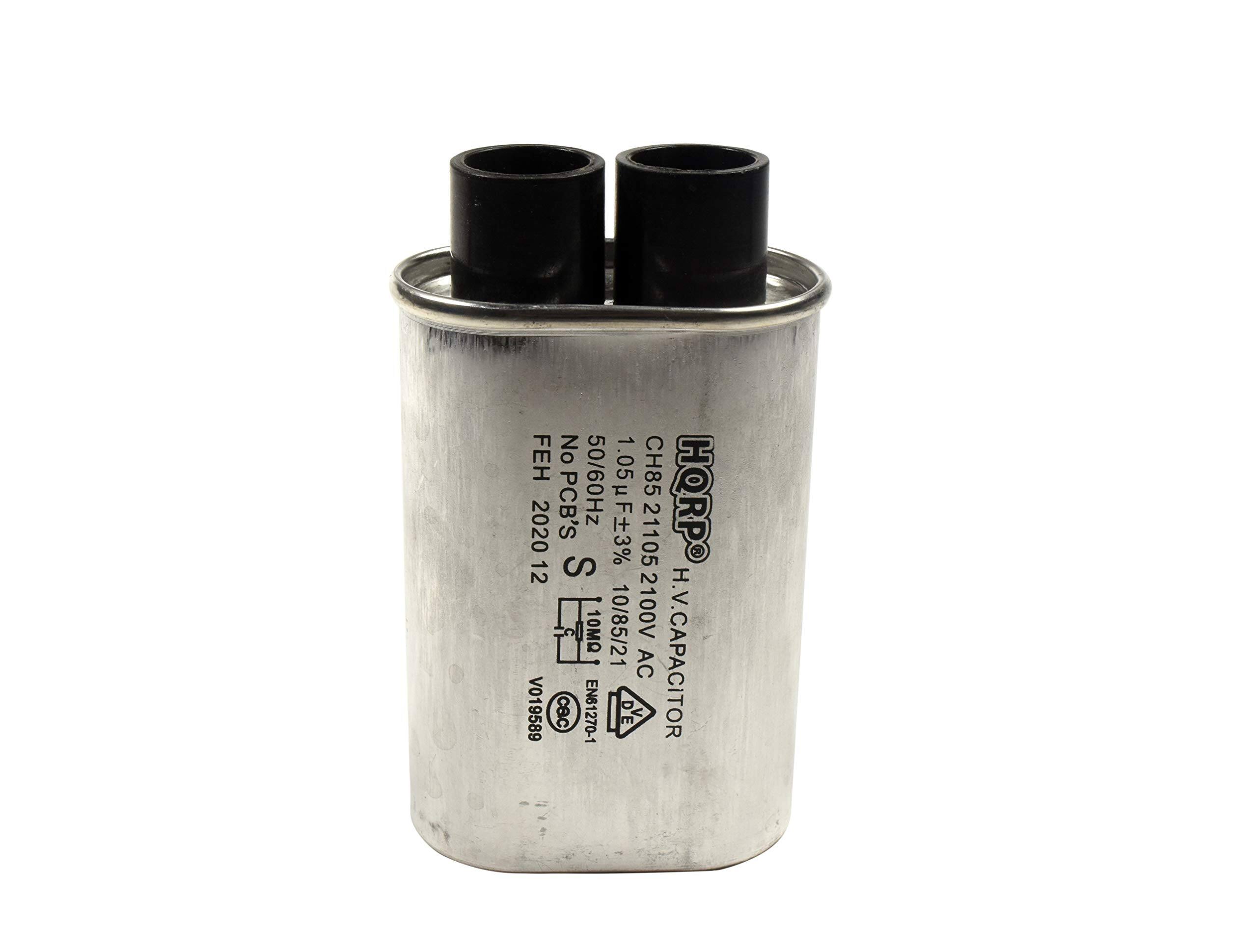 FEH No 1.05 50/60Hz  
CH85 2020 PCB'S F3% 21105 HQRPO 12 S 10MQ 10/85/21 2100V V019589  
CAC EN61270-1 DE AC H.V. CAPACITOR  

HORP®  
CH85 21105  
1.05µF ±3% 1085/21  
50/60Hz  
2100V AC  
S  
10MQ  
EN61270-1  
V019589  
DE  
CE