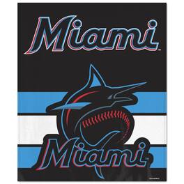 WinCraft - Miami Marlins Ultra Plush 50" x 60" Throw Blanket - Multicolor