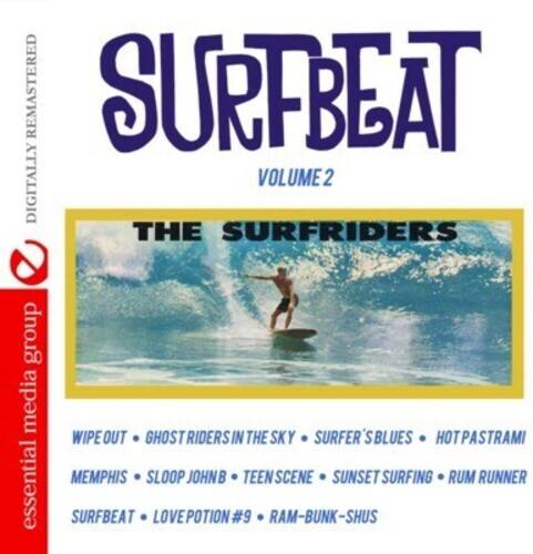 SURFBEAT  
VOLUME 2  

THE SURFRIDERS  

WIPE OUT  
GHOST RIDERS IN THE SKY  
SURFER'S BLUES  
HOT PASTRAMI  
MEMPHIS  
SLOOP JOHN  
TEEN SCENE  
SUNSET SURFING  
RUM RUNNER  
SURFBEAT  
LOVE POTION #9  
RAM-BUNK-SHUS